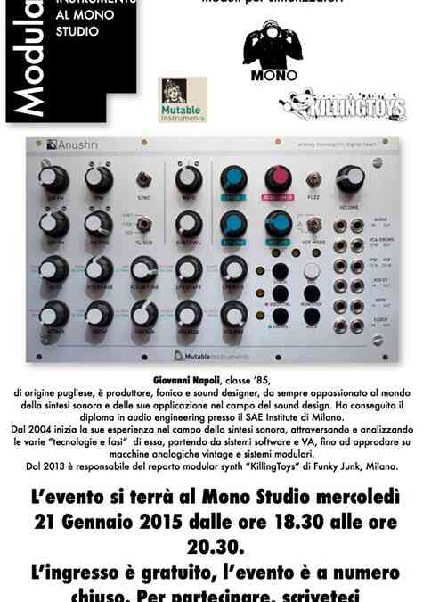 Mutable Instruments – Seminario sui synth modulari