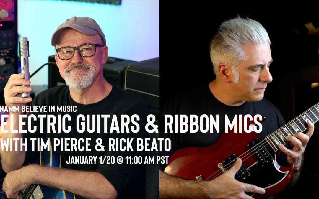 Royer Labs: chitarre elettriche con Tim Pierce & Rick Beato